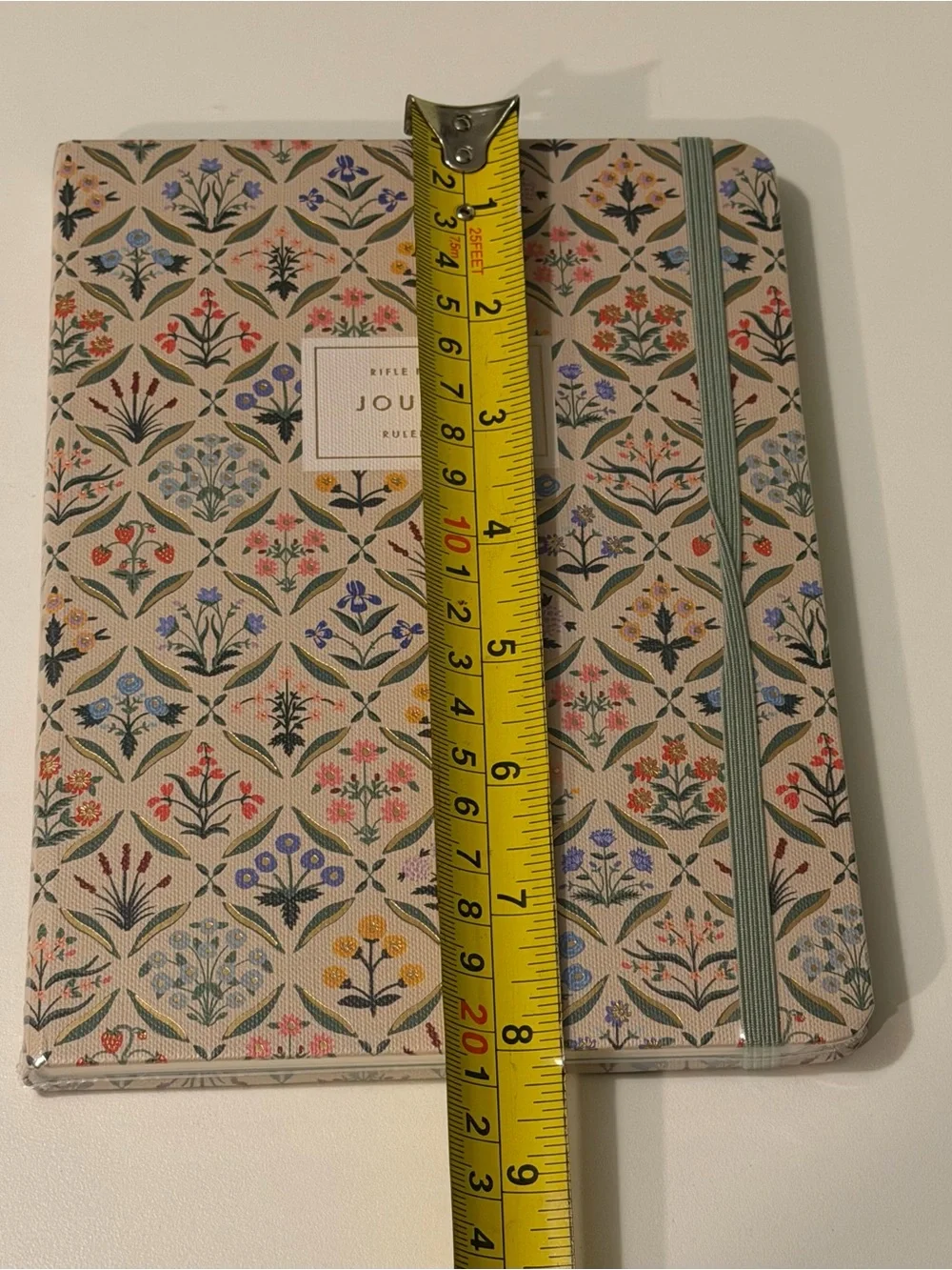 Rifle Paper Co. Estee Hardcover Journal w/ Pen Floral Trellis w/ Elastic & Pen